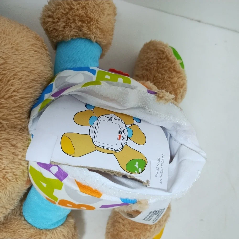 Fisher Price Laugh And Learn Love To Play Puppy Dog Plush Interactive ABC Tested